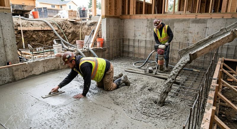 Basement Concrete Installation in Decatur, AL