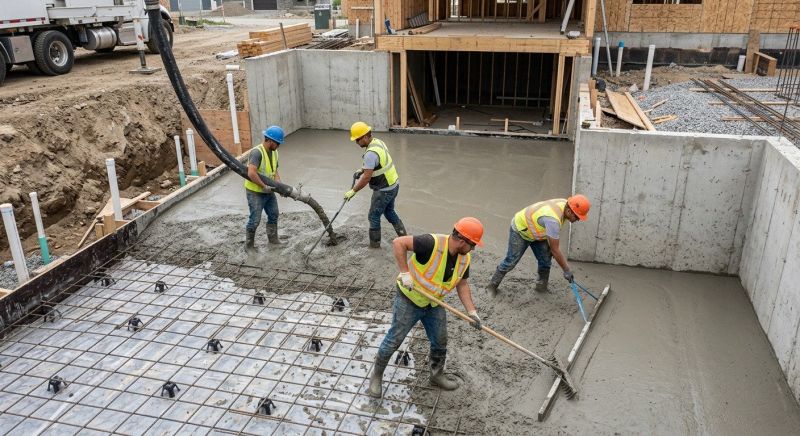 Basement Concrete Installation in Athens, AL