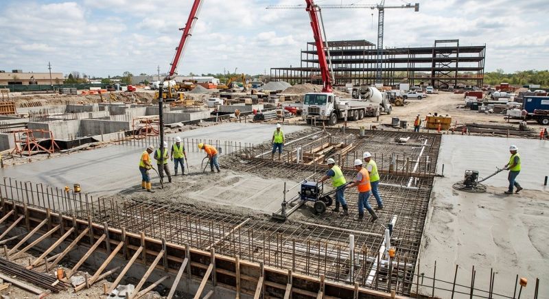 Commercial Slab Construction in Rogersville, AL