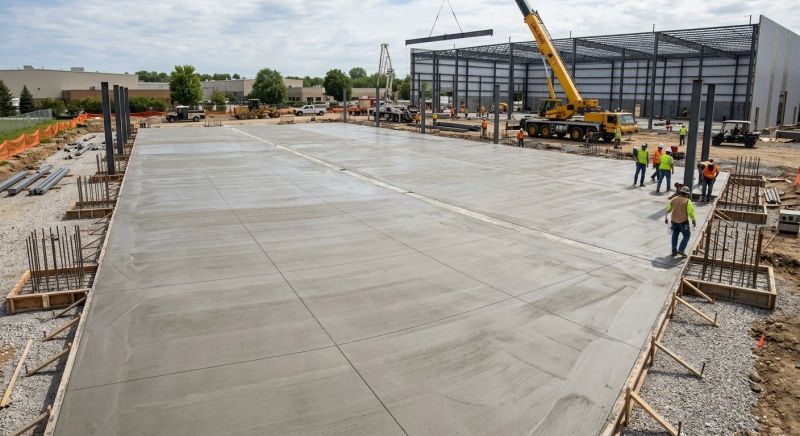 Commercial Slab Installation in Trinity, AL