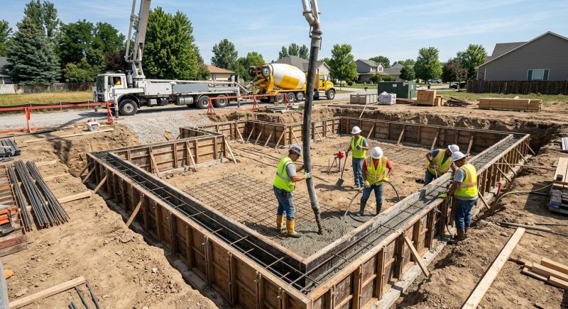Concrete Foundation Installation in Trinity, AL
