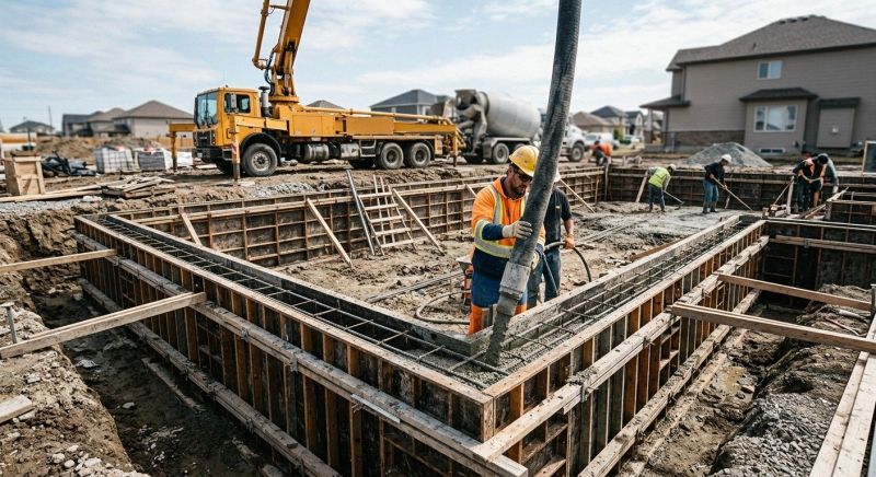 Concrete Foundation Pouring in Athens, AL