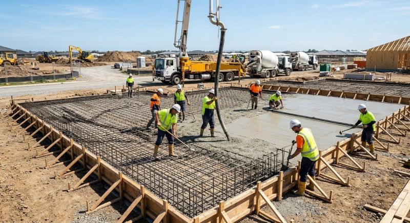 Foundation Slab Construction in Athens, AL