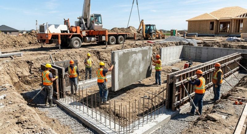 Foundation Wall Pouring in Courtland, AL